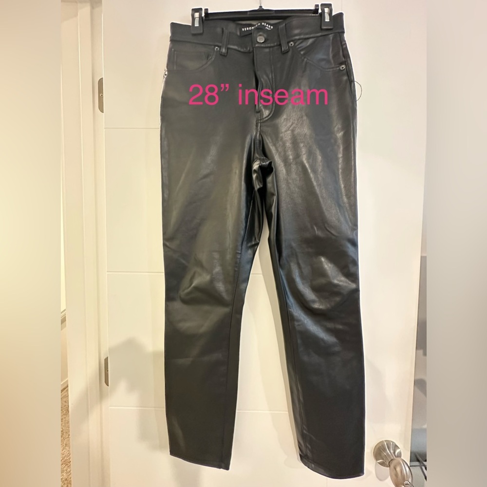 Veronica Beard faux leather pants